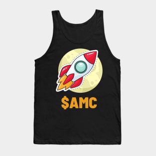 $AMC Rocket Stonk To The Moon Trading T-Shirt Tank Top